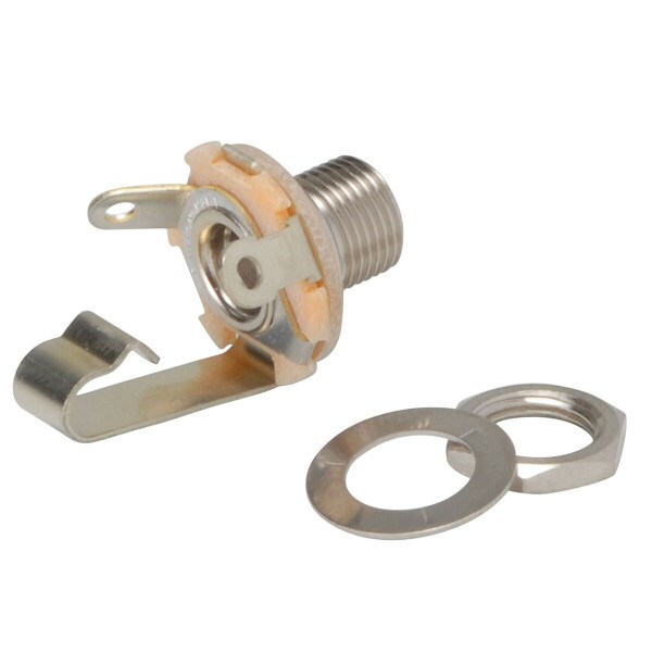 Main product image for Switchcraft 11 1/4" Mono Jack with Nut & Washer 093-104
